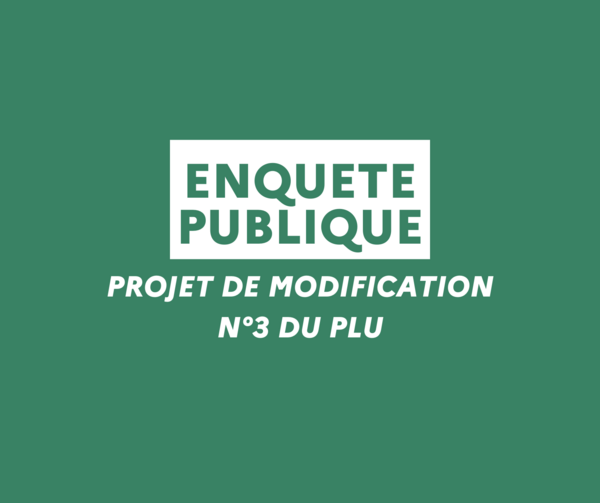 Enquete Publique Projet De Modification N Du Plu